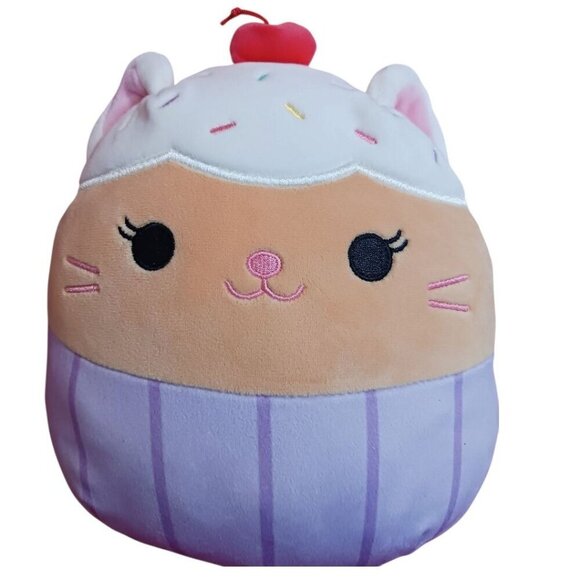 Squishmallows 8"Mirian The Cupcake Cat Squad Plush Collectible Toy Soft Cuddly - Picture 1 of 9